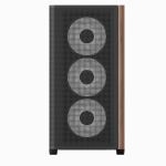Aerocool D301A Mini Tower Schwarz, Holz