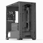 Aerocool D301A Mini Tower Schwarz, Holz