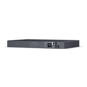 CyberPower PDU44005, Rackmount 1U, ATS PDU, Switched, ATS Eingang (2) 230V/16A IEC-320 C19, Ausgang 10A/IEC-320 C13 (12), SNMP-Netzwerkanschluss, PowerPanel Software