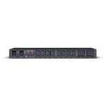 CyberPower PDU44005, Rackmount 1U, ATS PDU, Switched, ATS Eingang (2) 230V/16A IEC-320 C19, Ausgang 10A/IEC-320 C13 (12), SNMP-Netzwerkanschluss, PowerPanel Software