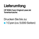 HP 508A Cyan Original LaserJet Tonerkartusche