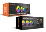 COUGAR CPU Wasserkühlung, Poseidon Elite 360, ARGB, Schwarz
