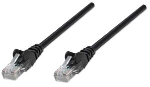Intellinet Netzwerkkabel, Cat6, U/UTP, CCA, Cat6-kompatibel, RJ45-Stecker/RJ45-Stecker, 5,0 m, schwarz