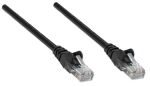 Intellinet Netzwerkkabel, Cat6, U/UTP, CCA, Cat6-kompatibel, RJ45-Stecker/RJ45-Stecker, 5,0 m, schwarz