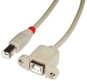 Lindy 31801 USB Kabel USB 2.0 1 m USB B 0,48 Gbit/s Grau