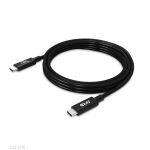 CLUB3D USB4 Gen2x2 Type-C Bi-Directional Cable 4K60Hz, Data 20Gbps, PD 240W(48V/5A) EPR M/M 2m/6.56ft