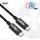 CLUB3D USB4 Gen2x2 Type-C Bi-Directional Cable 4K60Hz, Data 20Gbps, PD 240W(48V/5A) EPR M/M 2m/6.56ft