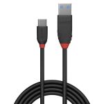 Lindy 36914 USB Kabel USB 3.2 Gen 1 (3.1 Gen 1) 0,15 m USB C USB A Schwarz