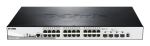 D-Link DGS-1510-28XMP Managed L2/L3 Gigabit Ethernet (10/100/1000) Power over Ethernet (PoE) Schwarz, Grau