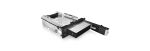 ICY BOX IB-166SSK-B, Wechselrahmen, 1x 3,5" SATA I/II/III oder SAS II HDD zu 1x SATA Host, EasySwap trägerlos, Stahl + Plastik, abschließbar,schwarz