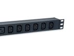 Equip 8-Fach Steckdosenleiste, 6 x IEC-C13 + 2 x IEC-C19, Ein-/Ausschalter, Aluminiumgehäuse