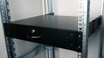 Equip Abschliessbare Schublade 19, 2HE, RAL9005 Schwarz