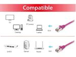 Equip Cat.6 S/FTP Patchkabel, 20m, Violett