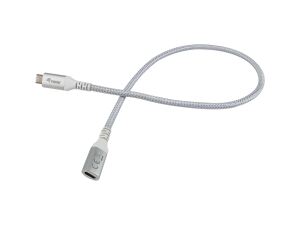 Equip USB 3.2 Gen 2 C zu C Verlängerungskabel, 0,5 m, M/F, 4K/60Hz, 10 Gbps, Weiß