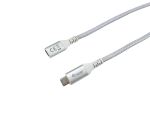 Equip USB 3.2 Gen 2 C zu C Verlängerungskabel, 0,5 m, M/F, 4K/60Hz, 10 Gbps, Weiß