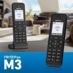 Fon M3 DECT-Telefon Anrufer-Identifikation Schwarz
