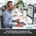 Logitech 960-001055 Webcam 3 MP 1920 x 1080 Pixel USB Schwarz
