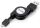 Equip USB 2.0 A to Micro-B ausziehbares Kabel, 1.0m , Schwarz