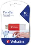 Verbatim DataBar USB-Stick 16 GB USB Typ-A 2.0 Rot