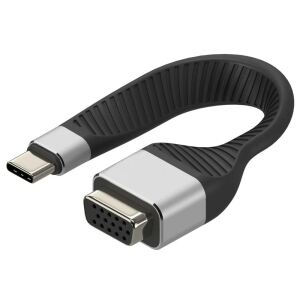 Techly ICOC-USBC-VGA Videokabel-Adapter 0,12 m USB Typ-C VGA (D-Sub)