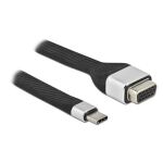 Techly ICOC-USBC-VGA Videokabel-Adapter 0,12 m USB Typ-C VGA (D-Sub)