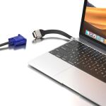 Techly ICOC-USBC-VGA Videokabel-Adapter 0,12 m USB Typ-C VGA (D-Sub)