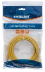Intellinet Netzwerkkabel, Cat6, U/UTP, CCA, Cat6-kompatibel, RJ45-Stecker/RJ45-Stecker, 3,0 m, gelb