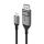 ALOGIC ULCDP01-SGR Videokabel-Adapter 1 m DisplayPort USB Typ-C Schwarz, Grau