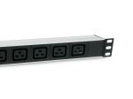Equip 333319 Stromverteilereinheit (PDU) 6 AC-Ausgänge 1U Schwarz