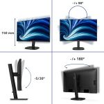 Philips 27B2N3500J/00 Computerbildschirm 68,6 cm (27") 2560 x 1440 Pixel 2K LCD Schwarz