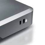 ALOGIC DUPRDX2-100 laptop-dockingstation & portreplikator Kabelgebunden USB 3.2 Gen 1 (3.1 Gen 1) Type-C Schwarz, Grau