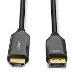 Lindy 40932 Videokabel-Adapter 3 m DisplayPort HDMI Schwarz