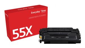 Everyday™ Schwarz Tonermodul von Xerox kompatibel mit HP 55X (CE255X), Hohe Kapazität
