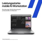 HP ZBook Fury G1i Intel Core Ultra 9 285HX Mobiler Arbeitsplatz 40,6 cm (16") WQXGA 64 GB DDR5-SDRAM 1 TB SSD NVIDIA RTX PRO 3000 Blackwell Wi-Fi 7 (802.11be) Windows 11 Pro AI Workstation, AI PC Silber