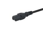 Equip 112170 Stromkabel Schwarz 1,8 m C14-Koppler C15-Koppler