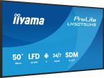 iiyama LH5075UHS-B2AG Signage-Display Digital Signage Flachbildschirm 125,7 cm (49.5") LCD WLAN 500 cd/m² 4K Ultra HD Schwarz Eingebauter Prozessor Android 24/7
