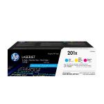 HP 201X 3er-Pack Cyan/Magenta/Gelb Original LaserJet Tonerkartuschen mit hoher Reichweite