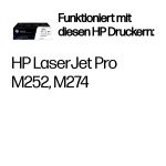 HP 201X 3er-Pack Cyan/Magenta/Gelb Original LaserJet Tonerkartuschen mit hoher Reichweite