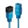 Lindy 30122 Stromkabel Blau 3 m C19-Koppler C20-Koppler