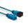 Lindy 30122 Stromkabel Blau 3 m C19-Koppler C20-Koppler
