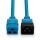 Lindy 30122 Stromkabel Blau 3 m C19-Koppler C20-Koppler