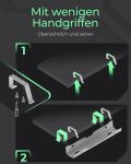 ICY BOX IB-EWA100W-CM, Kablemanagement für Schreibtisch