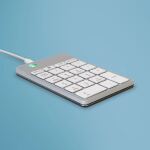 R-Go Tools Tastatur R-Go Numpad Break, ergonomischer Ziffernblock mit Pausensoftware, kabelgebunden, weiß
