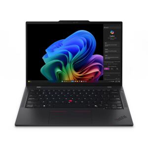 Lenovo ThinkPad T14s Gen 6 (Snapdragon) Copilot+ PC X1E-78-100 Laptop 35,6 cm (14") WUXGA 32 GB LPDDR5x-SDRAM 1 TB SSD Wi-Fi 7 (802.11be) Windows 11 Pro Deutsch Schwarz