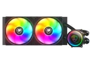 COUGAR CPU Wasserkühlung, Poseidon Elite 240, ARGB, Schwarz