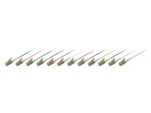 Equip LC/PC-Glasfaser-Pigtail 12-farbiger Satz, OM3, 2.0m