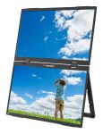 Verbatim Portable 15.6" FHD Dual Monitor Essentials Tragbarer Monitor Schwarz 39,6 cm (15.6") LCD 1920 x 1080 Pixel
