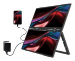 Verbatim Portable 15.6" FHD Dual Monitor Essentials Tragbarer Monitor Schwarz 39,6 cm (15.6") LCD 1920 x 1080 Pixel