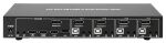 Techly IDATA-DP-KVM4 Tastatur/Video/Maus (KVM)-Switch Rack-Einbau Schwarz
