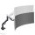 Neomounts DS70-256BL1 Monitorarm Gaming 24-57" - Gasfeder - Topfix - 180°-Stopp